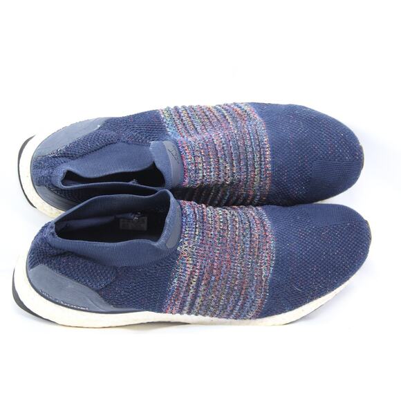 Adidas Ultra Boost Shoes Mens Sz 12 Blue Laceless Collegiate Navy Sneaker CM8269 - Picture 5 of 7